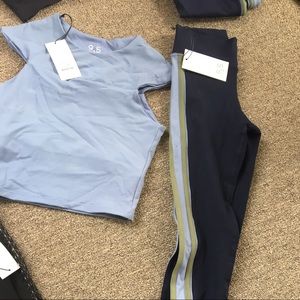 925 fits sport shirt and leggings set